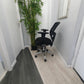 Black Swivel Office Chair, Mesh back and seat