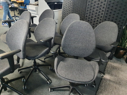 IKEA HATTEFJÄLL Office Chair Grey, Ergonomic Design, Adjustable, desk computer