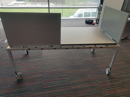 Mobile Senator home office desk table 180cm w x 80cm d x 73cm h