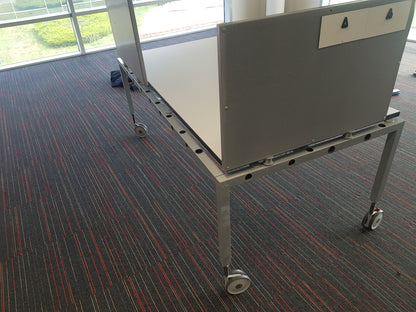 Mobile Senator home office desk table 180cm w x 80cm d x 73cm h