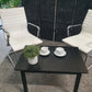 Set of 2 White Chrome Conference Meeting Chair, Ribbed Leather