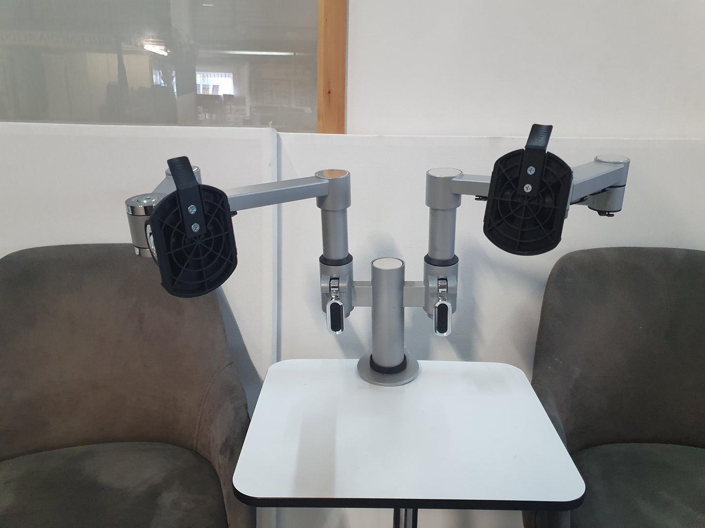 Dual Clamp Monitor Stands