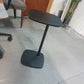 Used  coffee side Allermuir Black plecktrum metal table taller