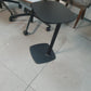 Used  coffee side Allermuir Black plecktrum metal table taller