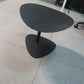 Used  coffee side Allermuir Black plecktrum metal table