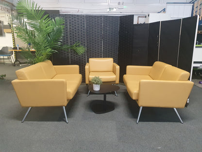 Allermuir Fifty 50 Series single double Sofa square tub Armchair Seating Lounge living room chair L:125cm W:70cm H:63cm