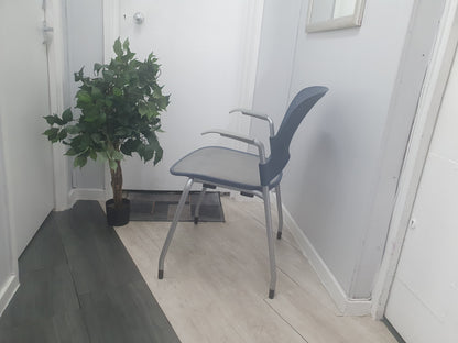 Herman Miller Caper light grey stacking meeting office desk conference boardroom chair