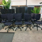 Office Navy Adjustable wheeled chair