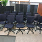 Office Navy Adjustable wheeled chair