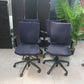 Office Navy Adjustable wheeled chair