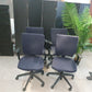 Office Navy Adjustable wheeled chair