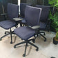 Office Navy Adjustable wheeled chair