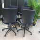 Office Navy Adjustable wheeled chair