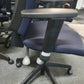 Office Navy Adjustable wheeled chair
