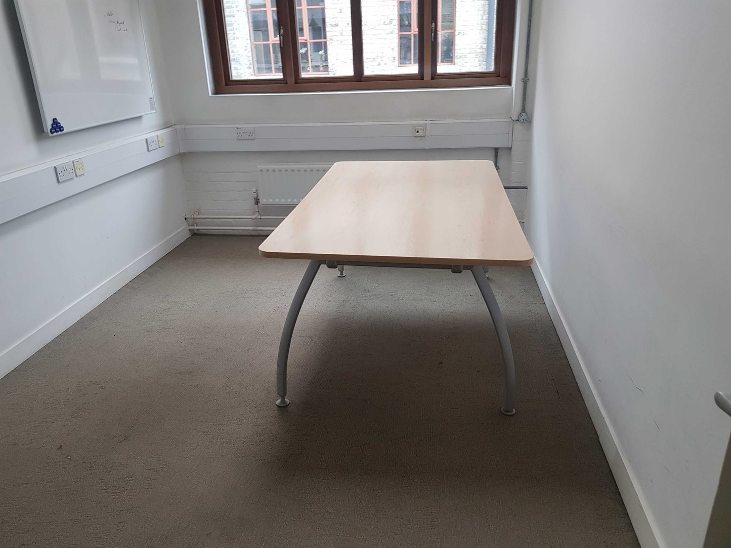 Used meeting conference boardroom table 160cm x 100