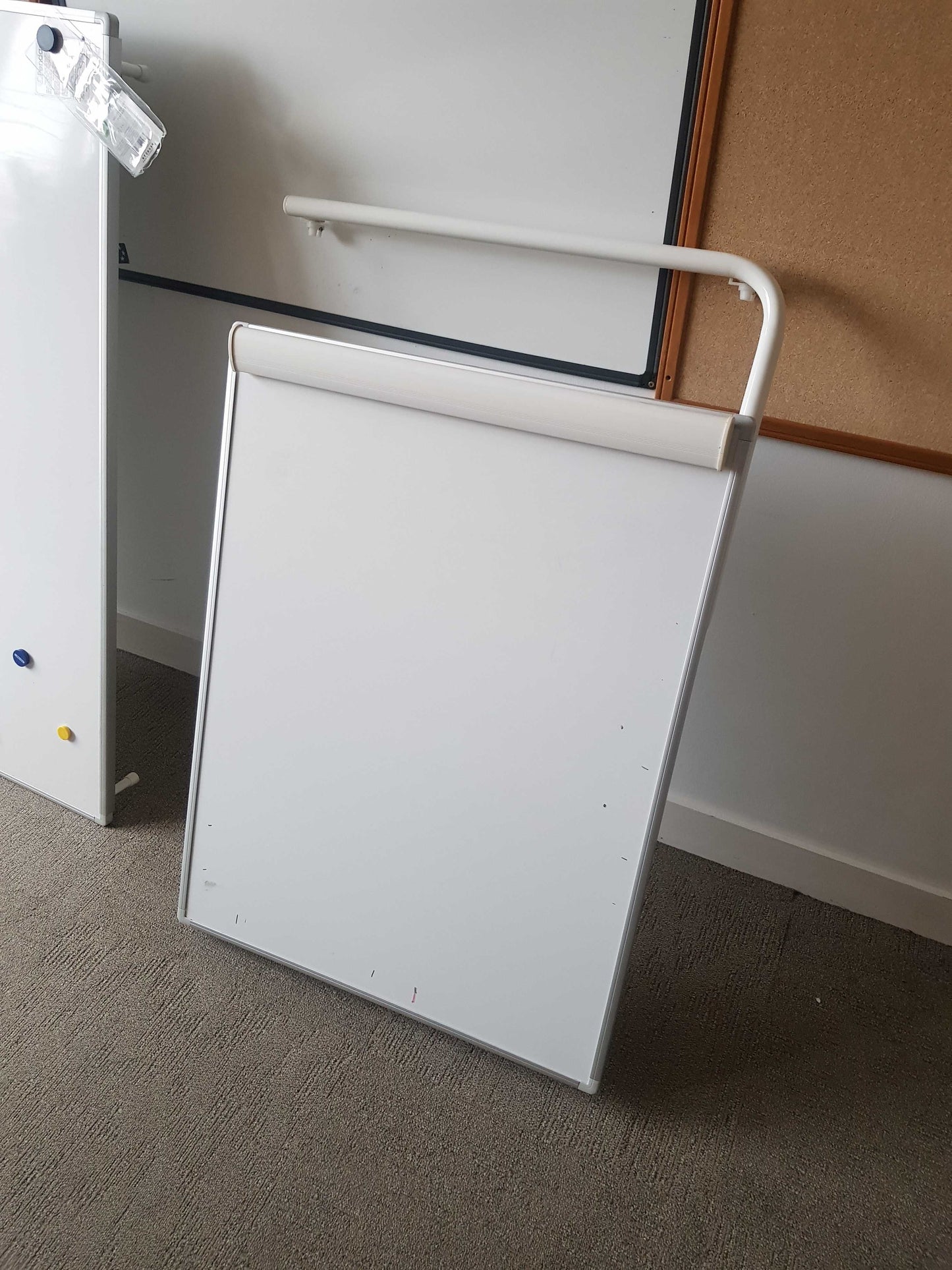 Used Whiteboard with Clip 70cm x 90cm