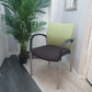 Used Senator Meeting Chair  Fabric Green Black Stackable