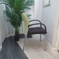 Used Senator Meeting Chair  Fabric Green Black Stackable