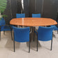 Used Boardroom Office Table wood finish 180cm w x 101cm d x 73cm