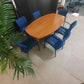 Used Boardroom Office Table wood finish 180cm w x 101cm d x 73cm