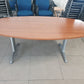 Used Boardroom Office Table wood finish 180cm w x 101cm d x 73cm