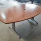 Used Boardroom Office Table wood finish 180cm w x 101cm d x 73cm