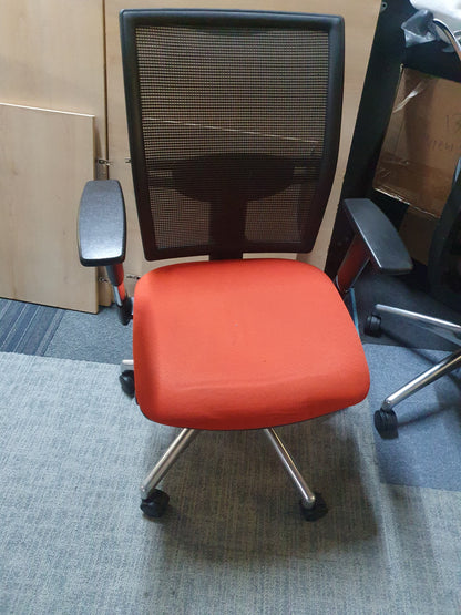 Used Elite Mesh Back Office Chair Black Swivel Computer