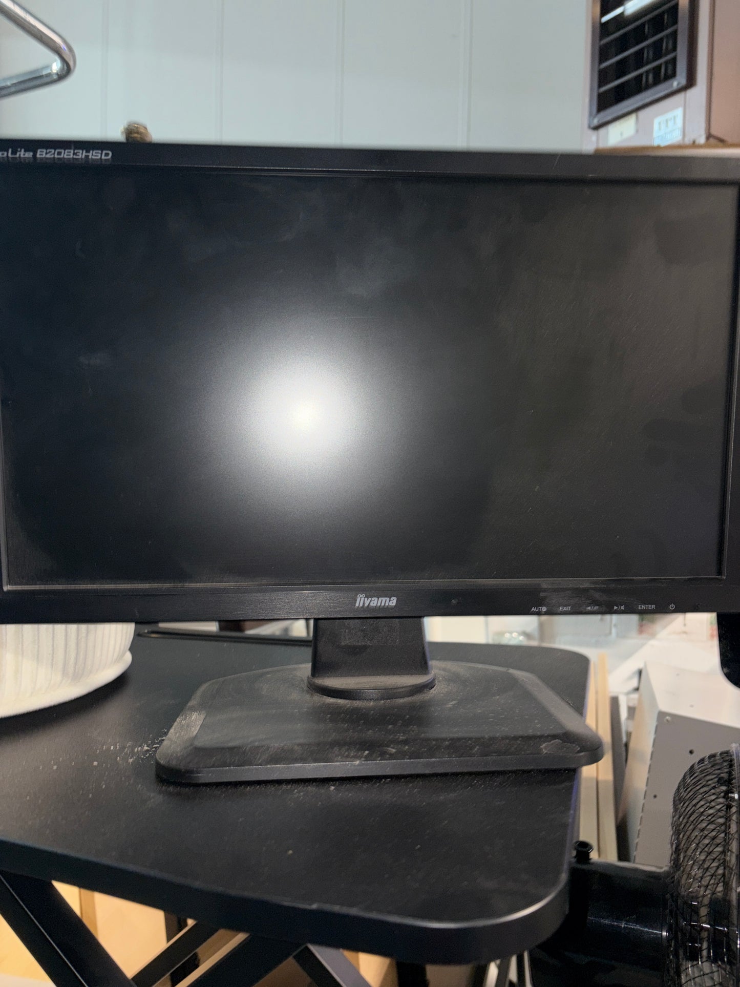 used iiyama monitor prolite b2083hsd 20 inch workplace