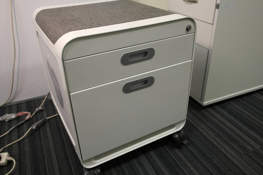 Under desk pedestal, drawers with integrated seat pad W 48cm  x D 50cm x H 58cm