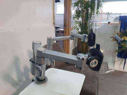 Used dual monitor desk mount