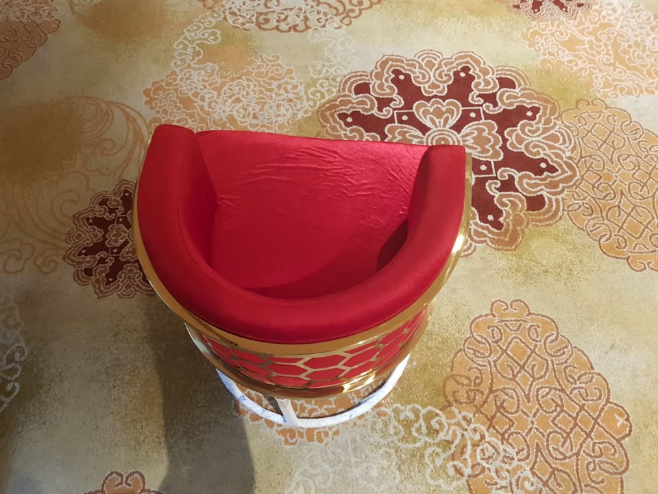 Secondhand Hotel/Dining Tub Chair - Velvet with honeycomb detailing