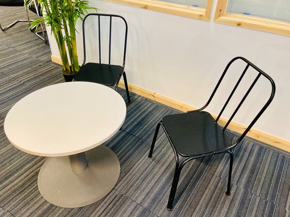 Used Nordal Denmark Garden/Dining/Bistro chair - Metal Black or Grey