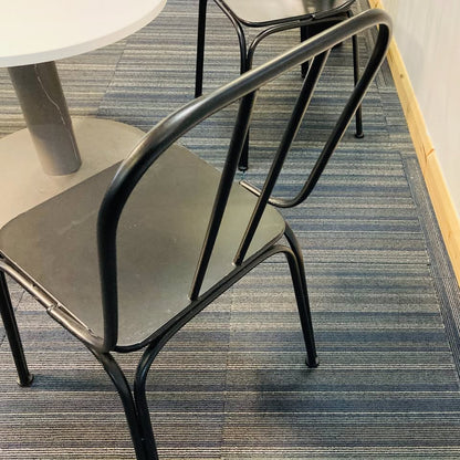 Used Nordal Denmark Garden/Dining/Bistro chair - Metal Black or Grey