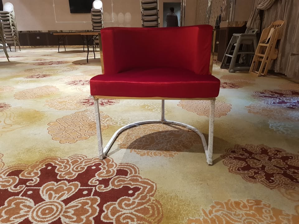 Secondhand Hotel/Dining Tub Chair - Velvet with honeycomb detailing