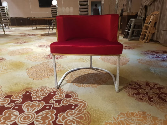 Secondhand Hotel/Dining Tub Chair - Velvet with honeycomb detailing