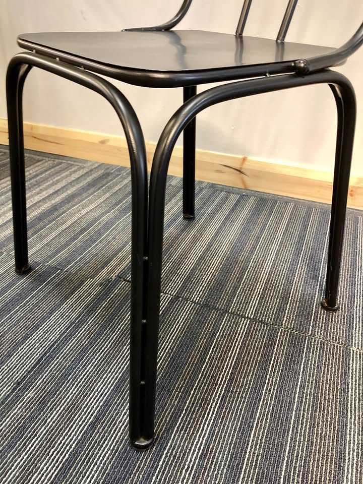 Used Nordal Denmark Garden/Dining/Bistro chair - Metal Black or Grey