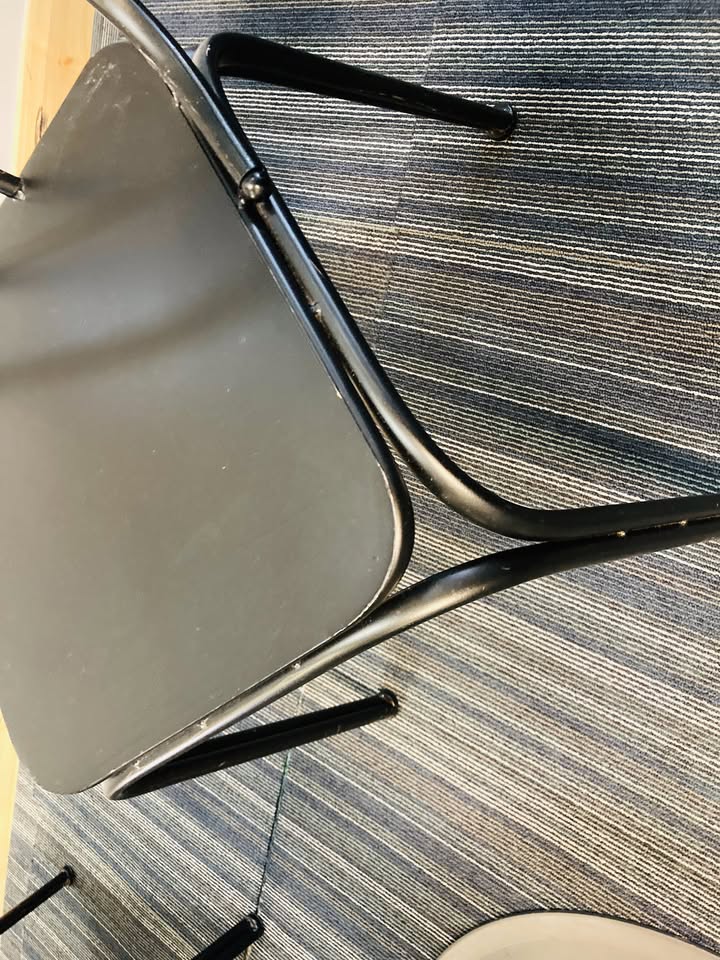 Used Nordal Denmark Garden/Dining/Bistro chair - Metal Black or Grey