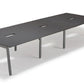 Dark Grey 4 or 6  Pod Office Hot Bench Desk 4 pod 240cm x 160cm or 6 pod 360cm x 160cm