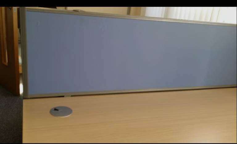 Pre-owned Astro 4 Person Pod/Desks 140cm x 80cm Beech wood