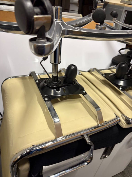Second hand Office meeting boardroom Chair with Chrome Frame