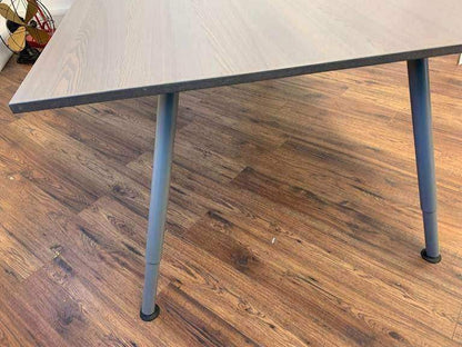 Used office Ikea bekant boardroom conference table and chairs 196cm x 110cm.  £299