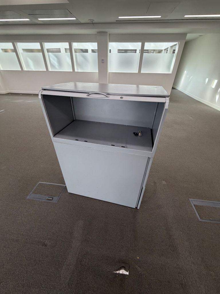 Used Mobile Grey combination pedestal and roller cabinet