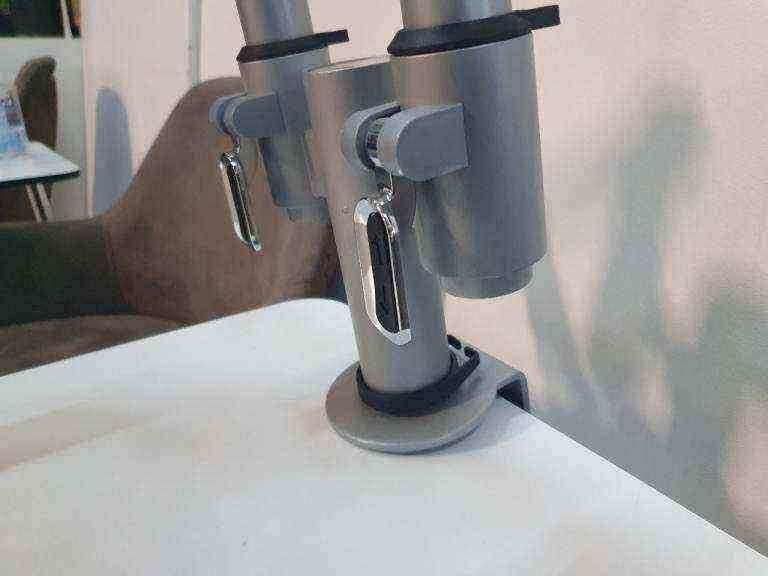 Used dual monitor desk mount