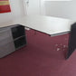 White high quality Techo L-shaped Hexagonal office, home office desks