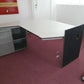 White high quality Techo L-shaped Hexagonal office, home office desks