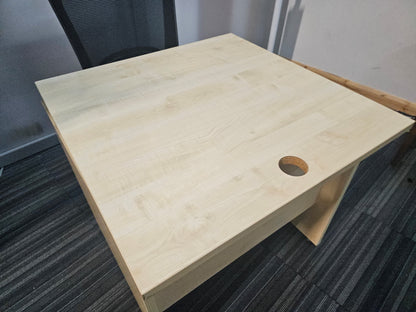 Small Compact Home Office Table 80cm x 80cm
