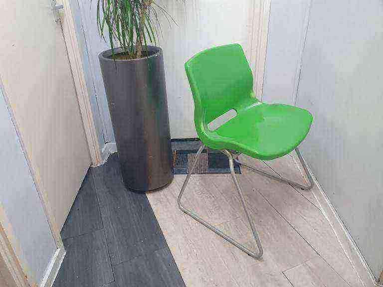 Second hand IKEA SNILLE children's chair for play area BLUE, WHITE & PINK ALSO AVAILABLE