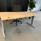 Pre-owned Beech Curved Desks 160cm x 100cm x 80cm (singles or series)