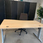 Pre-owned Beech Curved Desks 160cm x 100cm x 80cm (singles or series)