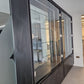 Bookshelf Room Partition- Office Storage and divider Unit in black 255cm x 325cm D:54cm